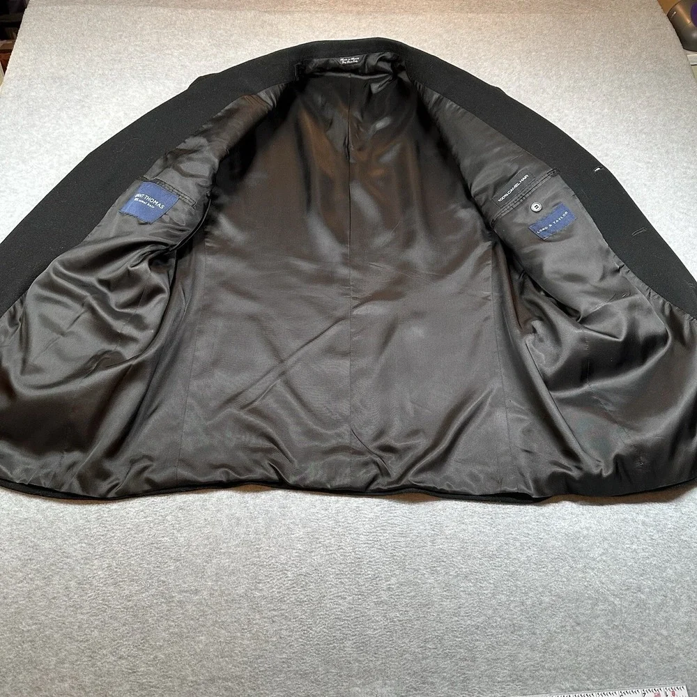 Grant Thomas Sport Coat Mens 46R Camel Hair Black Lord & Taylor
